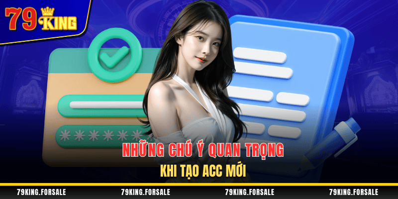 Các chú ý trong quá trình đăng ký 79King
